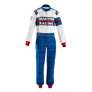 Sparco Racing Suit Martini Racing R567 Blauw
