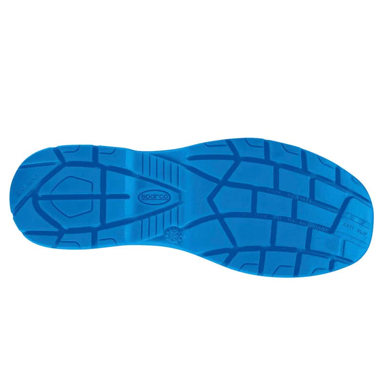 Sparco – Horizon-H Fargo Veiligheidsschoen – 07547NRCE – S3S ESD SR FO – Zwart/Cyaan – Maat 36-48 - Afbeelding 5