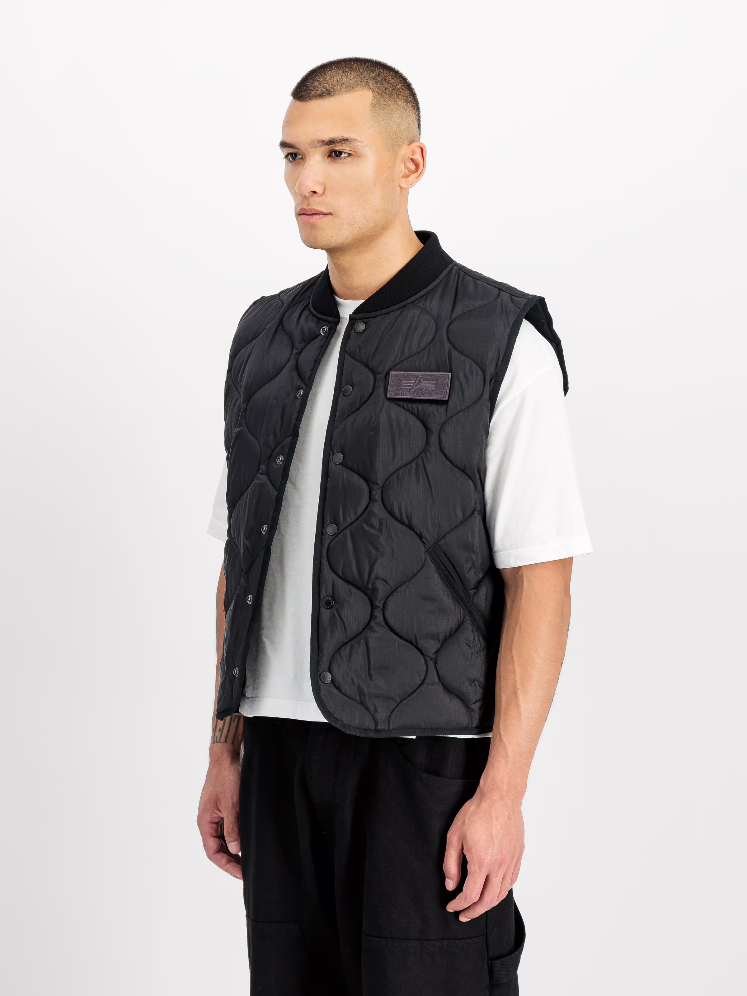 Alpha industries Q-1 vest doorgestikte bodywarmer - Afbeelding 4