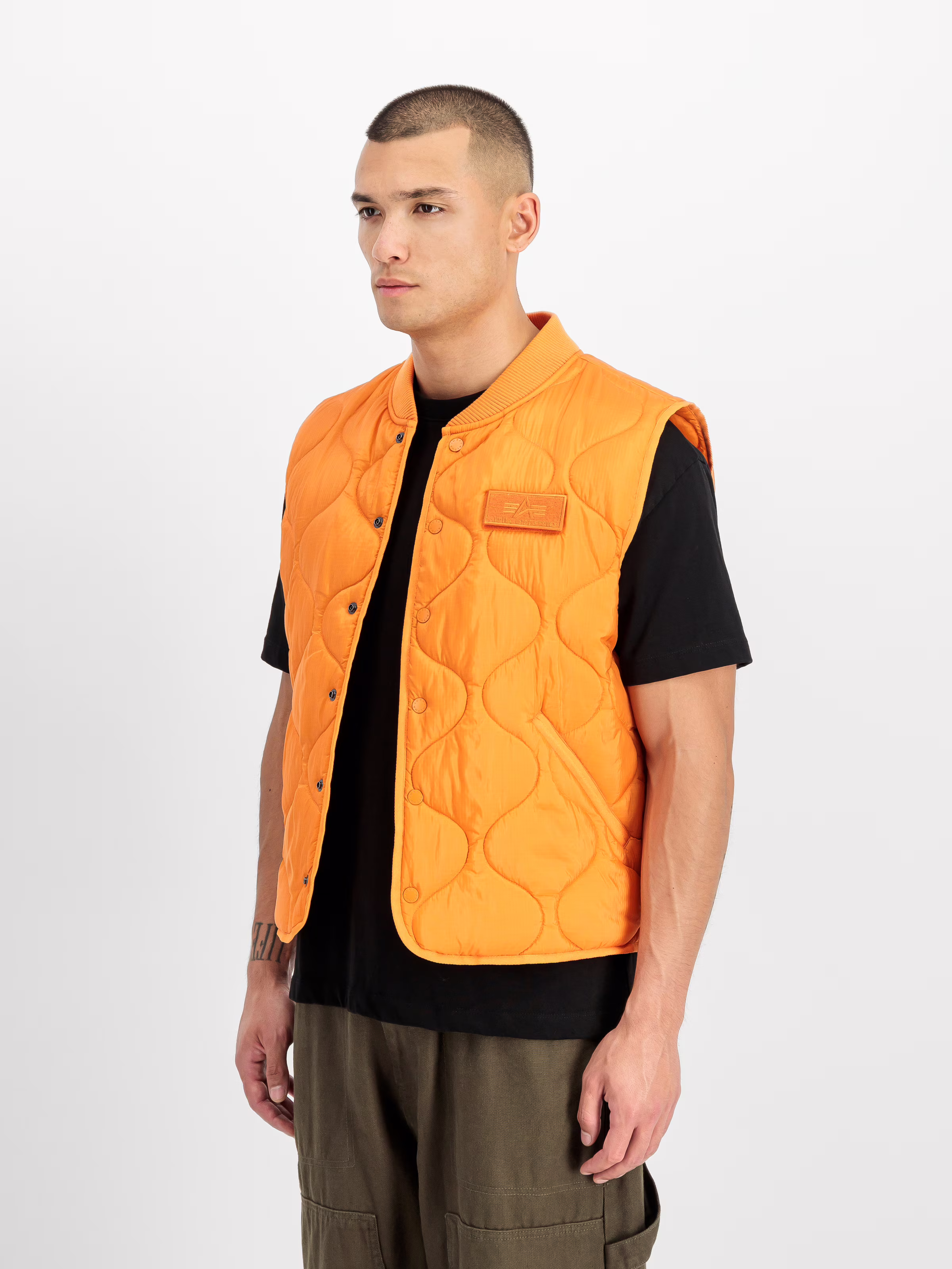 Alpha industries Q-1 vest doorgestikte bodywarmer