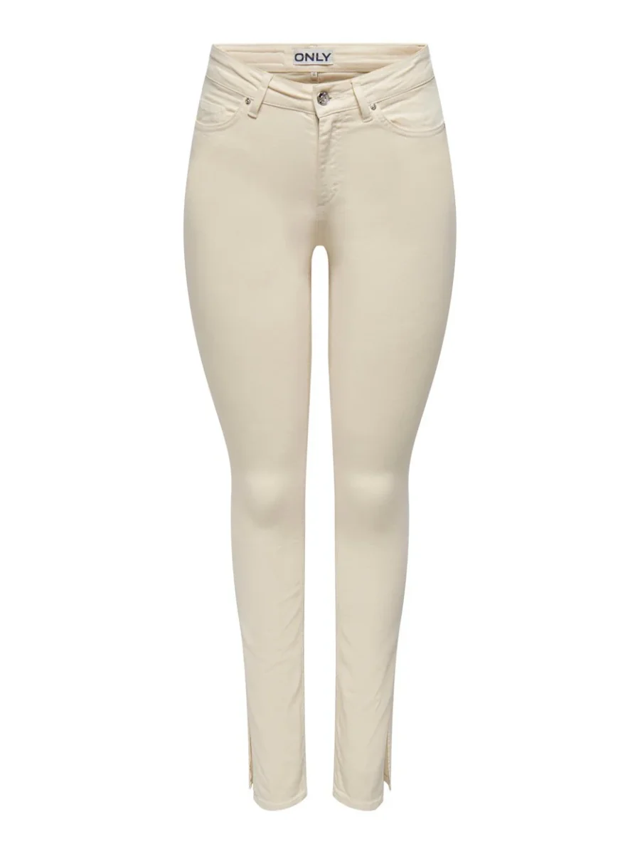 Onlblush Mid Slim Long Slit Pant Pn - Ecru - Afbeelding 2