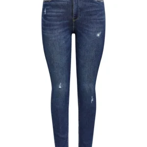Highwaist, Ankle Skinny Jeans Mila - Blue Denim