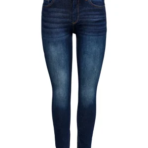 Onlblush Life Mid Sk Ank Rw Rea837 - Blue Denim