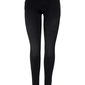Onlisa4 Life Reg Skinny  Zip Ana216 - Black Denim