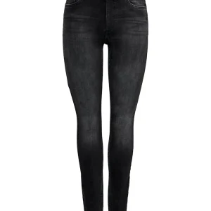 Onlblush Life Mid Sk Dnm Rea1099 No - Black Denim