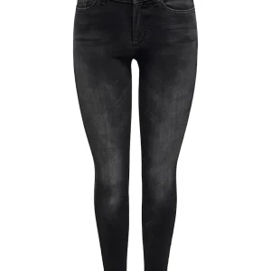 Onlblush Mid Ank Raw Jeans Rea1099 . . 1827. Juli - Black Denim