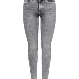 Onlblush Life Mid Sk Tai918 - Grey Denim