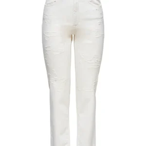 Onlfine Life Hw St Ak Dst Dnm Rea28 - Ecru