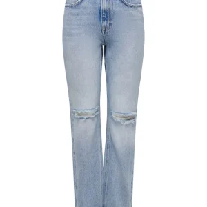 Onlbillie Ex Hw Straight Slit Jns D - Blue Denim