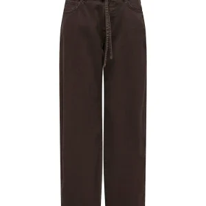 Onlgianna Mw Straight Dnm Brown Denim - Bruin