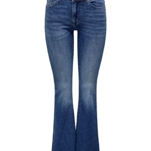Onlcheryl Mw Retro Flared Dnm Fg - Blue Denim