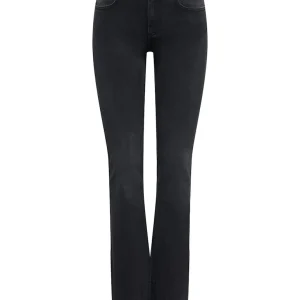 Onlblush Mw Flared Smu Dnm Pim - Black Denim