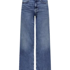 Onlmadison Blush Hw Wide Dnm Cro372 - Blue Denim