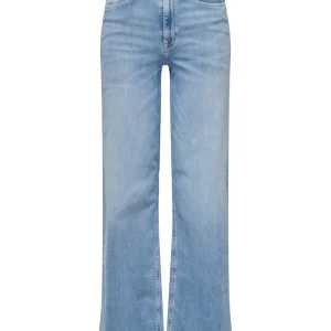 Onlmadison Blush Hw Wide Dnm Cro371 - Blue Denim