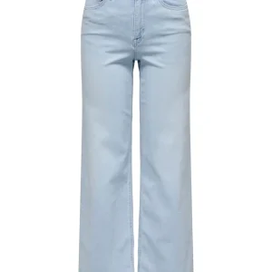 Onlmadison Blush Hw Wide Dnm Cro495 - Blue Denim