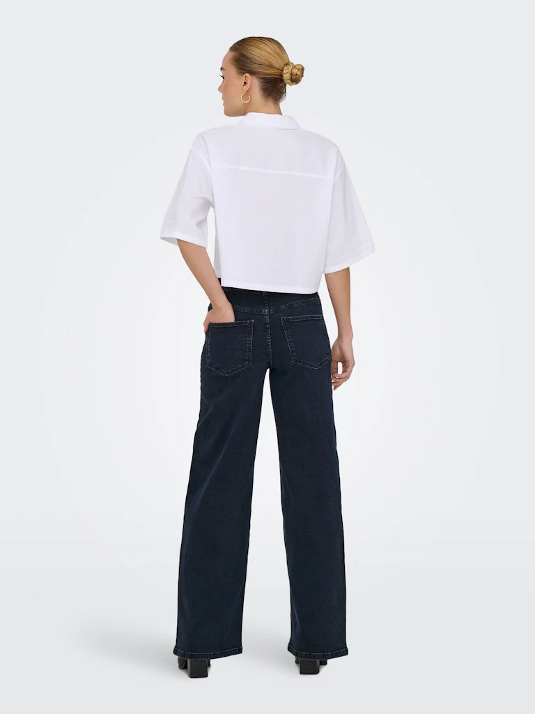 Jdyfelina Fina Hw Wide Dnm Jeans - Blue Denim - Afbeelding 4