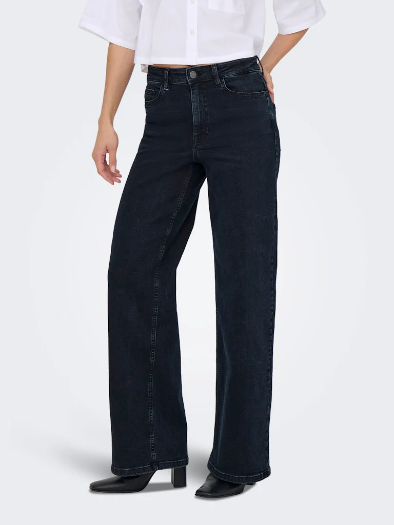 Jdyfelina Fina Hw Wide Dnm Jeans - Blue Denim - Afbeelding 7
