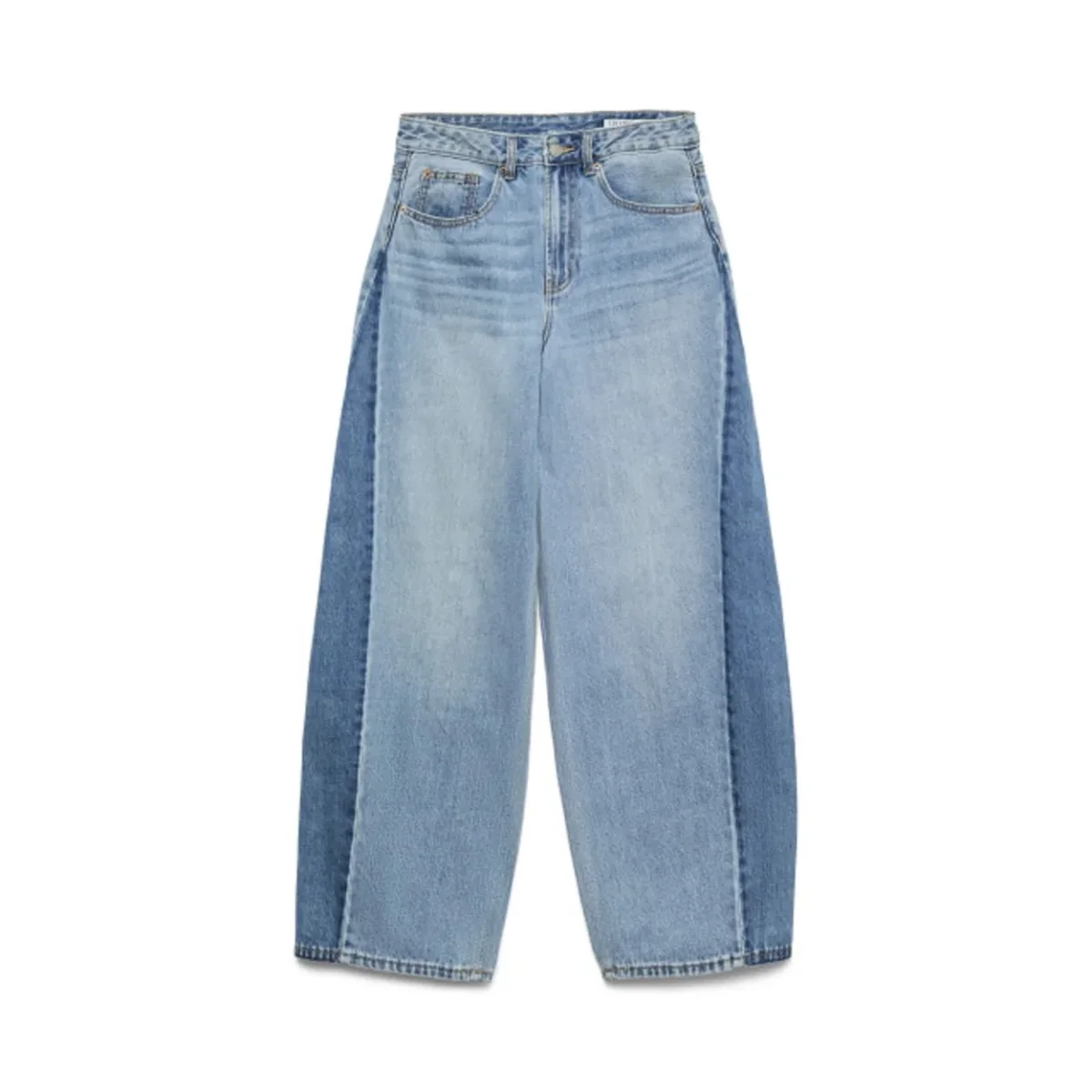 Vmzelda Hr Bareel Two Toned Dnm Jeans - Blue Denim - Afbeelding 2