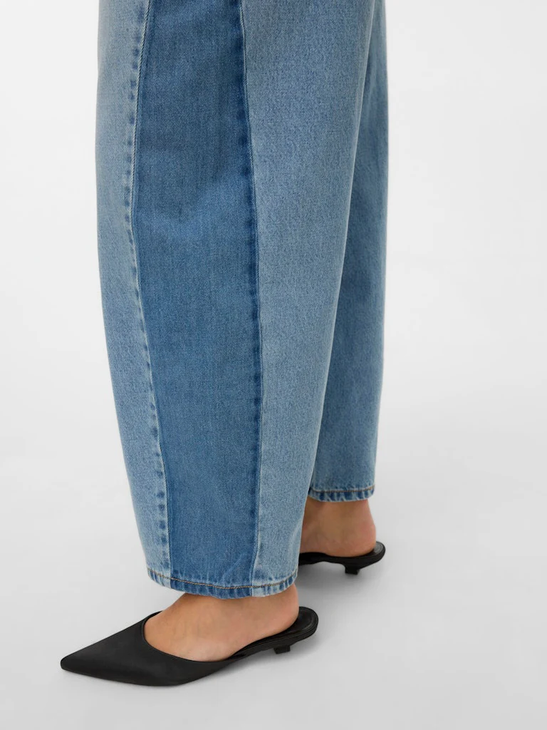 Vmzelda Hr Bareel Two Toned Dnm Jeans - Blue Denim - Afbeelding 7
