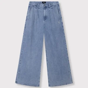 Denim Wide Pants - Blue Denim