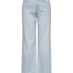 Onlhope Hw Wide Stripe Dnm Tai - Blauw Dessin