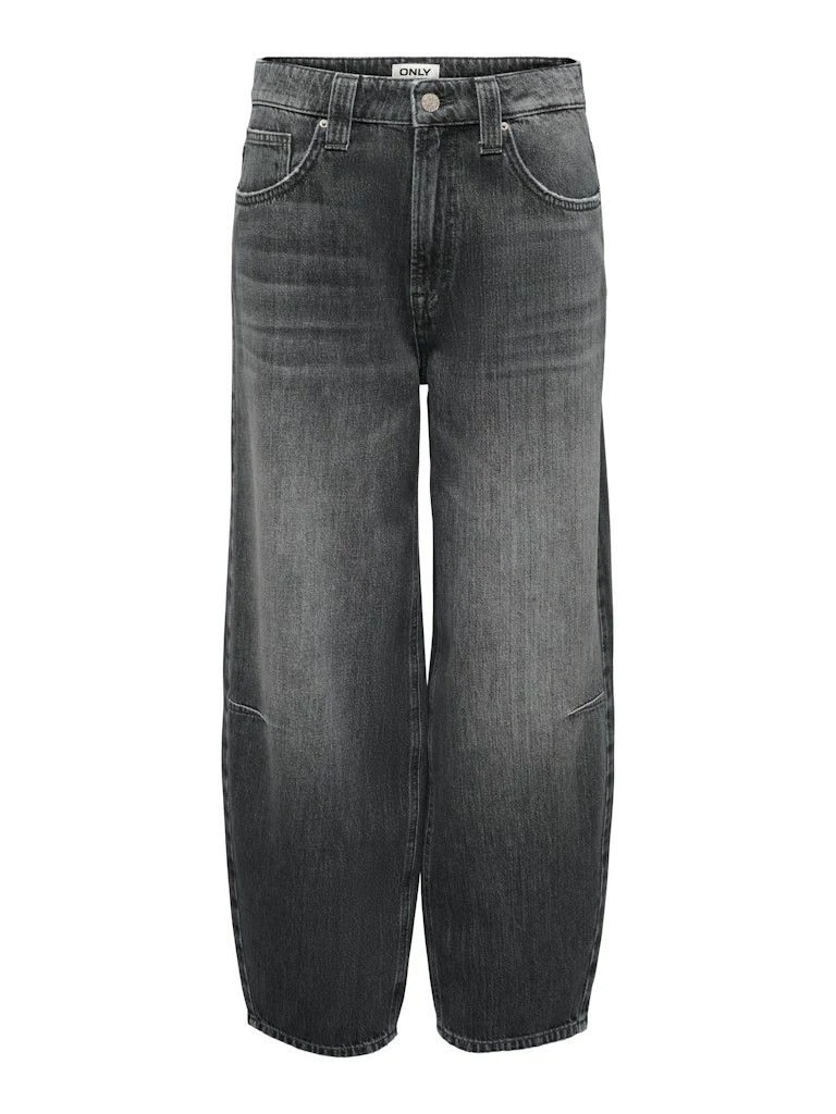 Onlfrankie Hw Ank Bareel Denim Dot - Black Denim