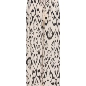 Jdybree Life Mw Wide Pant Wvn - Ecru Dessin