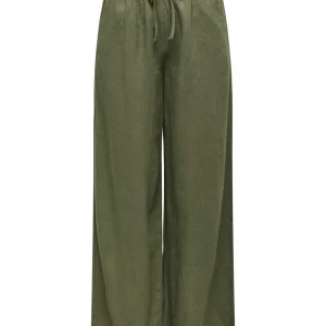 Jdysay Linen Hw Wide Pant Wvn Noos - Army