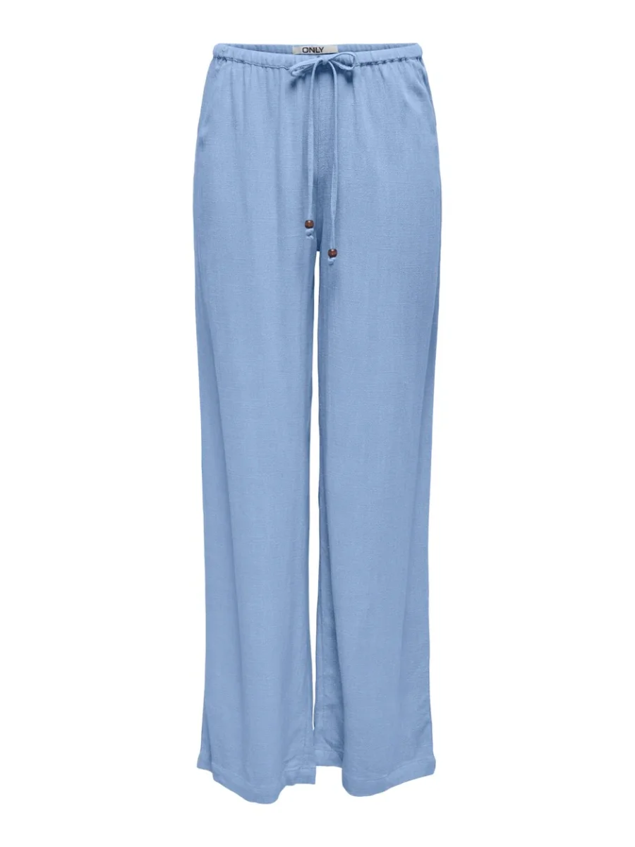 Onlsolvi Mw Linen Bl String Pant Cc - Lichtblauw - Afbeelding 2