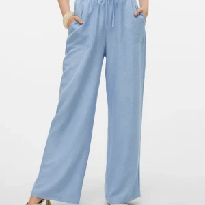 Vmmelaney Hw Loose Pant - Lichtblauw