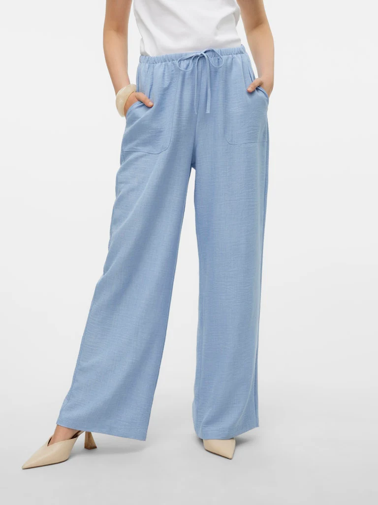 Vmmelaney Hw Loose Pant - Lichtblauw - Afbeelding 2