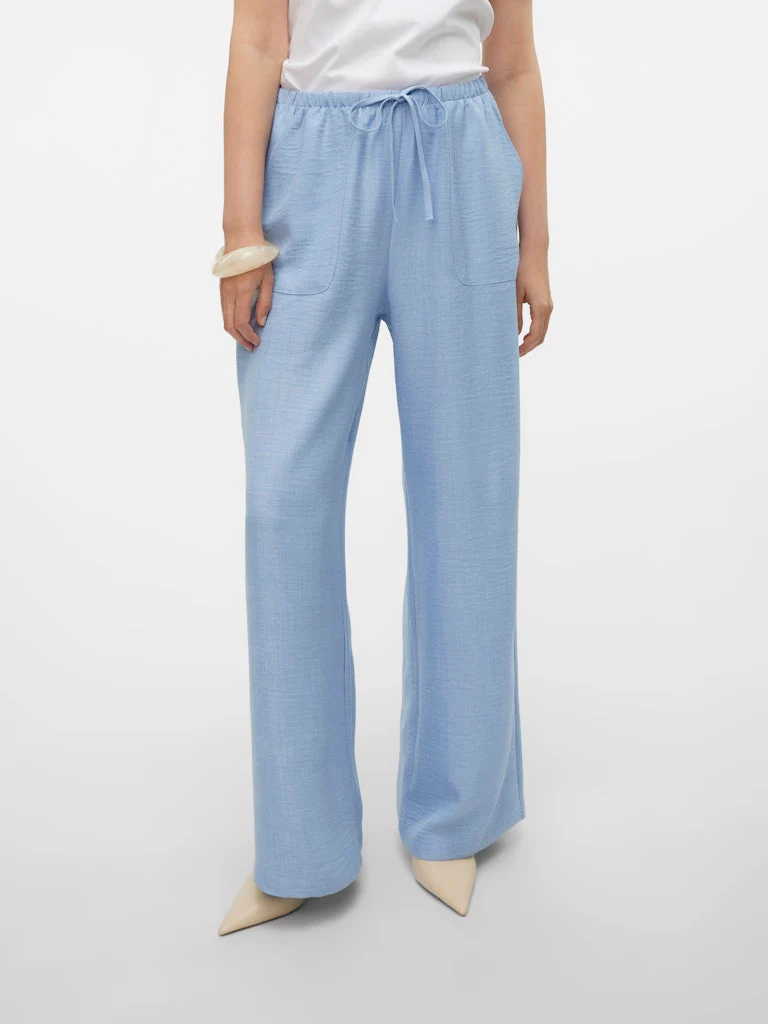 Vmmelaney Hw Loose Pant - Lichtblauw - Afbeelding 3