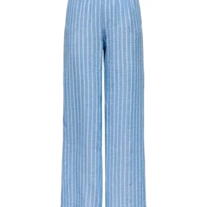 Jdyemilia H/w Wide Pant Wvn Exp - Blauw Dessin