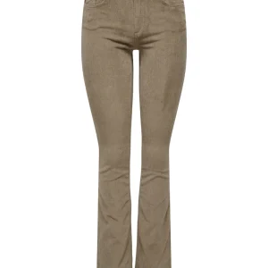 Onlmary-global Mid Cord Flared Pnt Noos - Bruin