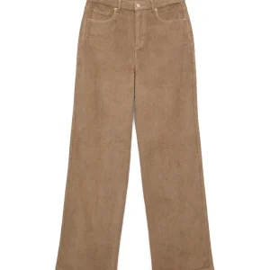 Vmtessa Hr Wide Corduroy Pants Noos - Licht Bruin
