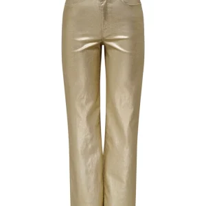 Onljuicy-viv Hw W Metal Coated Pant - Goudkleurig