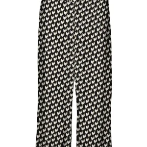 Vmeasy Hw Culotte Pants Wvn  Ga - Zwart Dessin