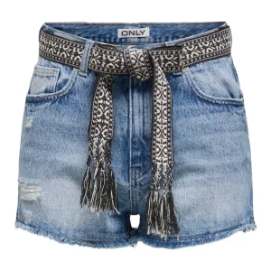 Onlrobyn Ex Hw St Vintage Dnm Short - Blue Denim