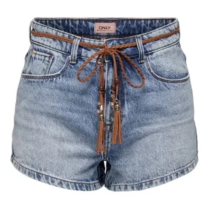 Onlkelly Hw Shorts Dnm Azg017 - Blue Denim
