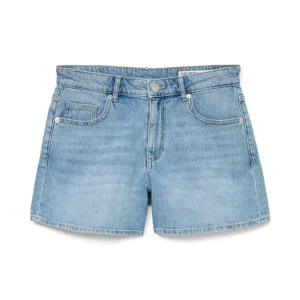 Vmtess Mr Short Dnm Shorts Mix Ga N - Blue Denim