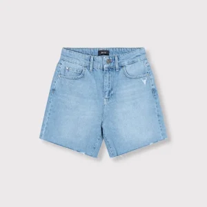 Ladies Womenn Denim Short - Blue Denim