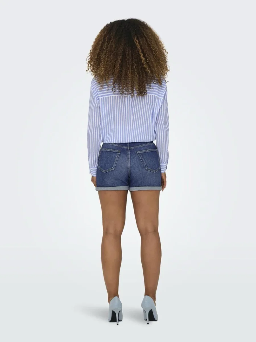 Onljosephine Stretch Shorts Dnm Azg - Blue Denim - Afbeelding 5