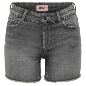 Onlblush Mid Sk Dnm Shorts Noos - Grey Denim