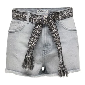 Onlrobyn Ex Hw St Vintage Dnm Short - Grey Denim