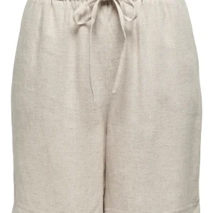 Onlsiesta Mw Pull-up Lin Bl Shorts - Zand