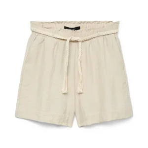 Vmheaven Hw Belt Shorts Wvn Ga - Beige