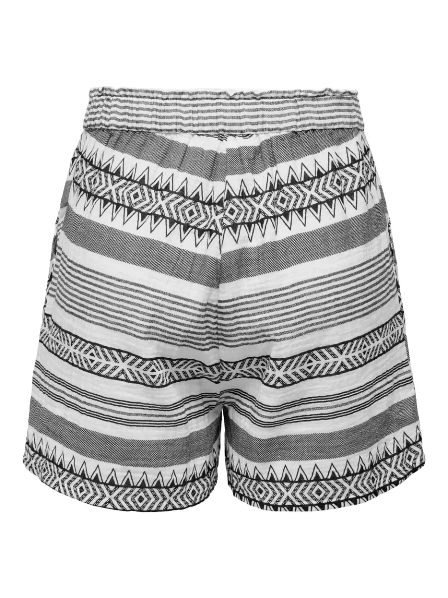 Onlnora Hw Shorts Ptm - Wit Dessin - Afbeelding 3