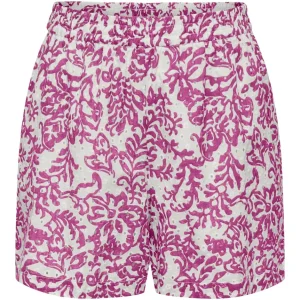 Onlkelly Chanee Emb Shorts Wvn - Wit Dessin