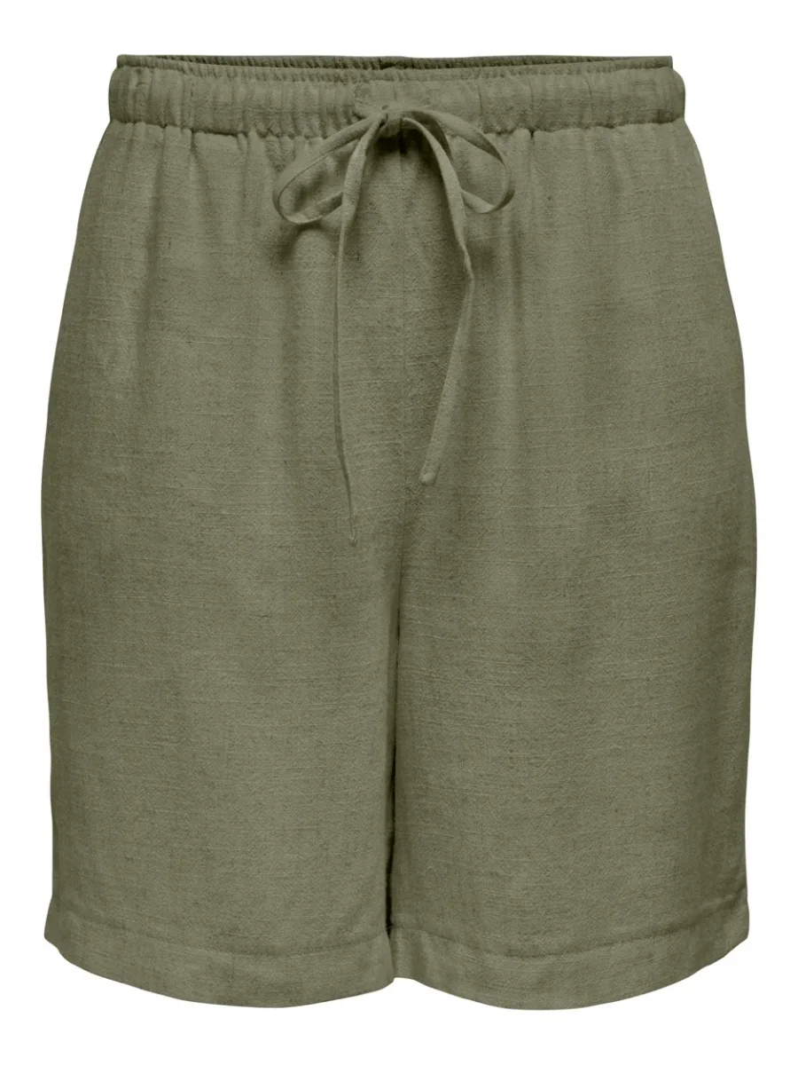 Onlsiesta Mw Pull-up Lin Bl Shorts - Army