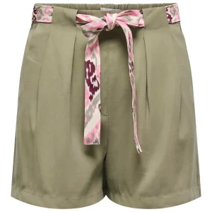Jdytomika Belt Shorts Wvn Pnt - Army